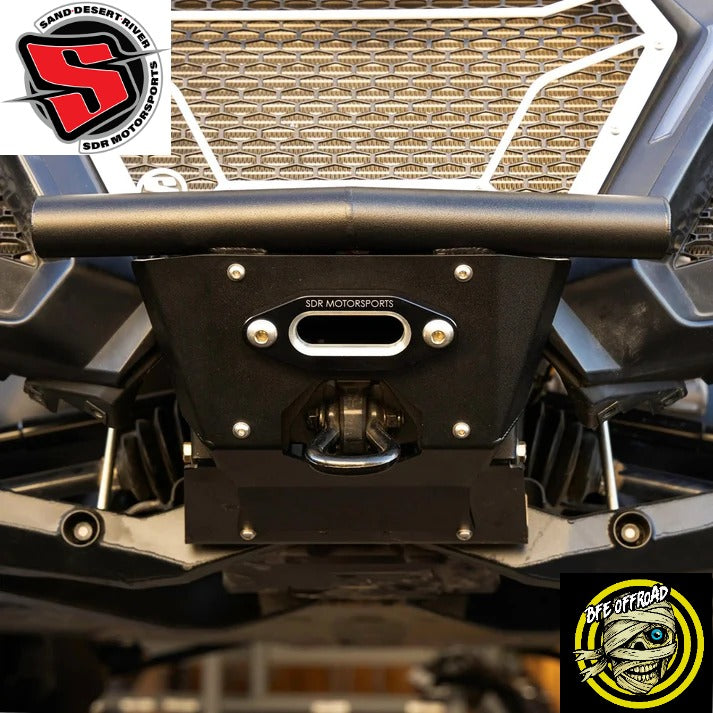 SDR Motorsports Can-Am Maverick R / Max 2024+ Single Tube Winch Front Bumper MADE IN USA