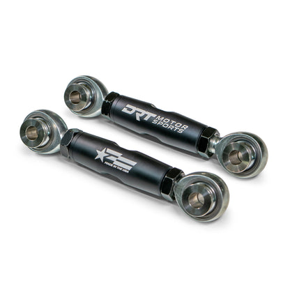 DRT Motorsports Billet Aluminum Barrel Adjustable Sway Bar Link Kit Can Am X3 - Rear detail view