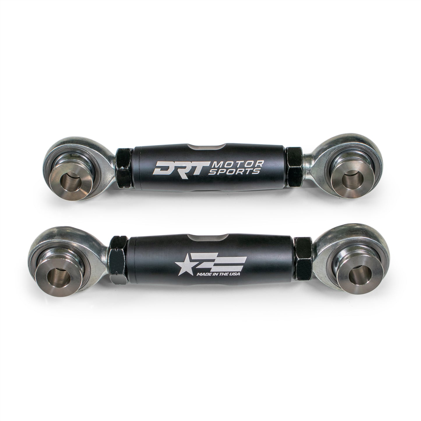 DRT Motorsports Billet Aluminum Barrel Adjustable Sway Bar Link Kit Can Am X3 - Rear front view