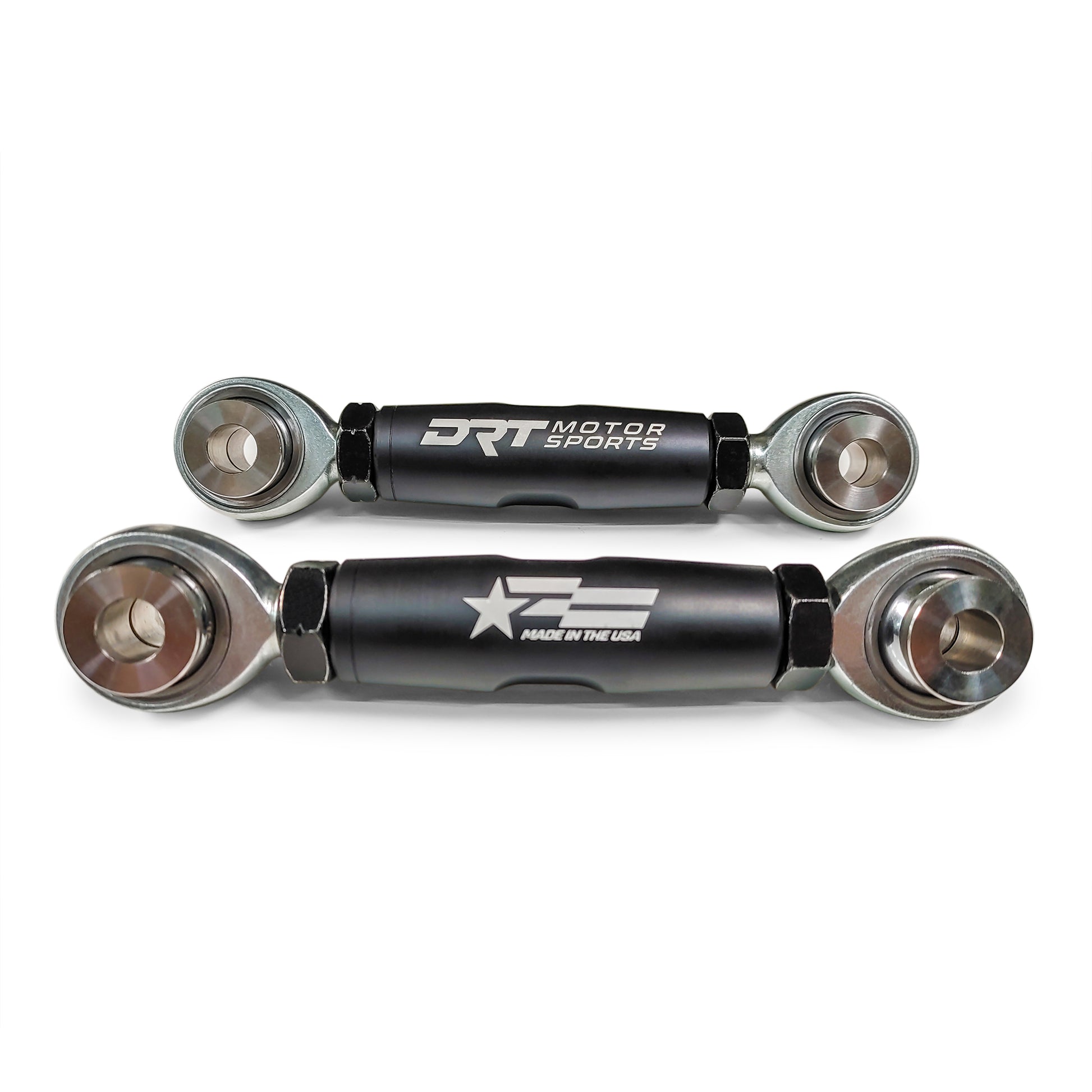 DRT Motorsports Billet Aluminum Barrel Adjustable Sway Bar Link Kit Can Am X3 - Rear front view #2