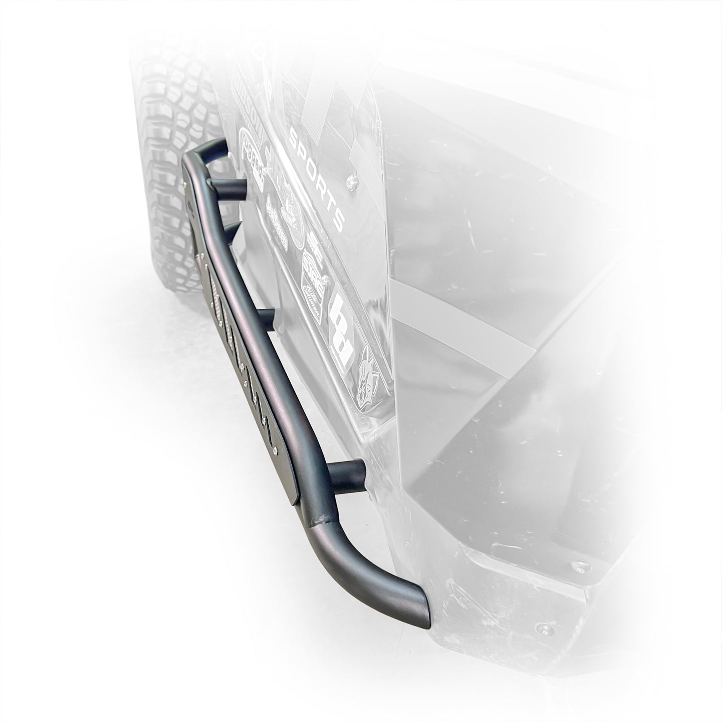 DRT Can Am 2017+ Maverick X3 2 door Rock Sliders mounted top
