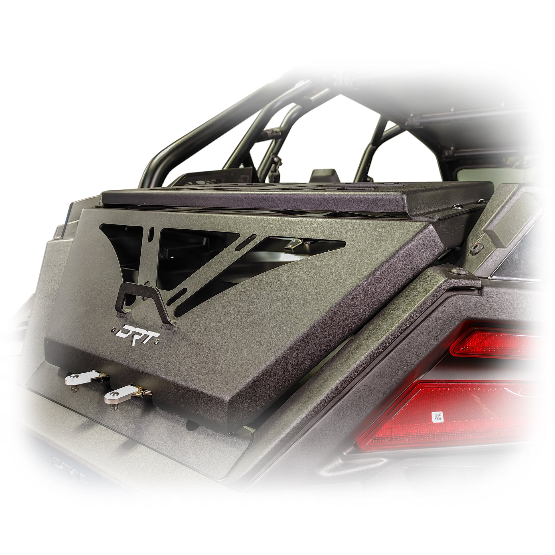 DRT Motorsports Polaris RZR Pro R / Turbo R / Pro XP 2022+ Packout Mount for Tire Carrier/Adventure Rack bottom view