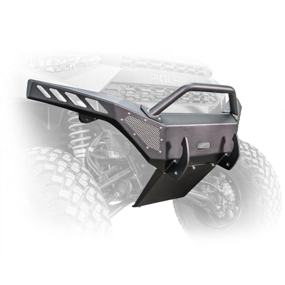DRT Polaris 2019+ Ranger XP 1000 All Models Front Winch Bumper and Skid Plate front right view