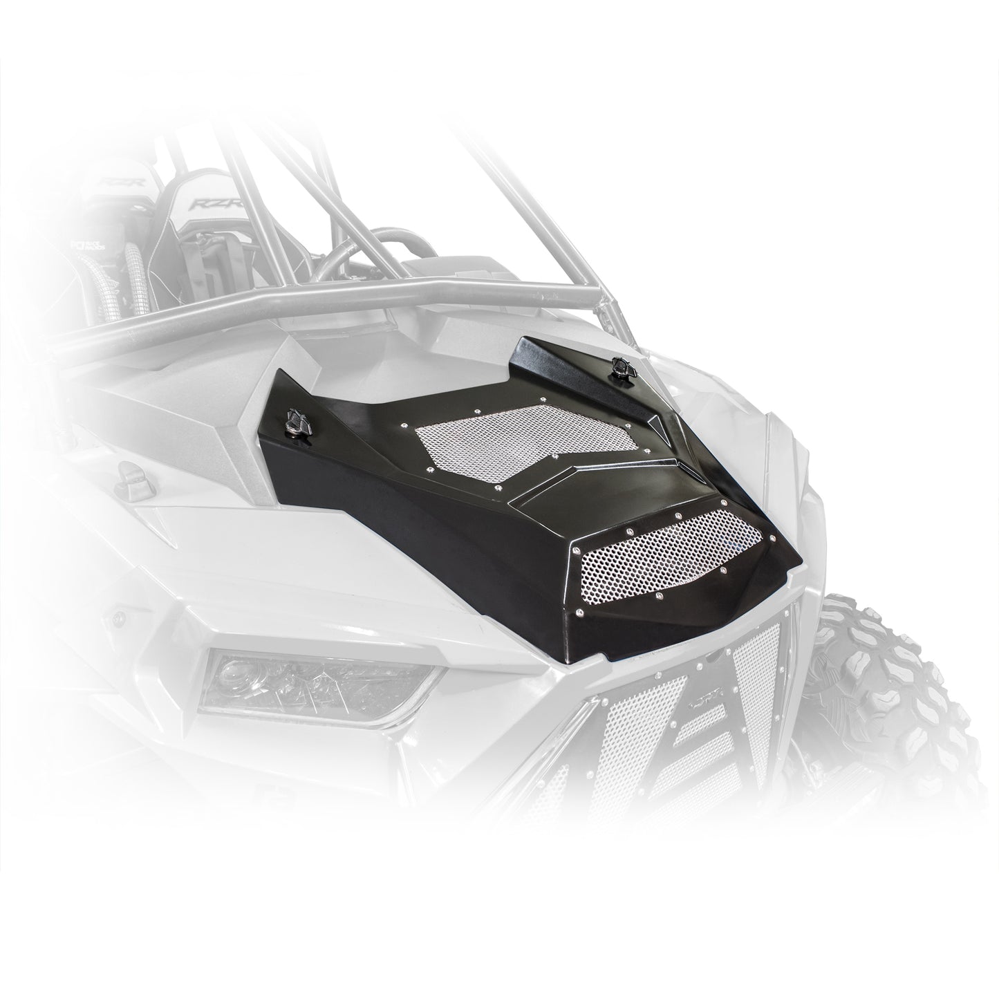 DRT Motorsports RZR 2019+ XP 1000 / XP Turbo / Turbo S High Impact ABS Vented Hood accent screens