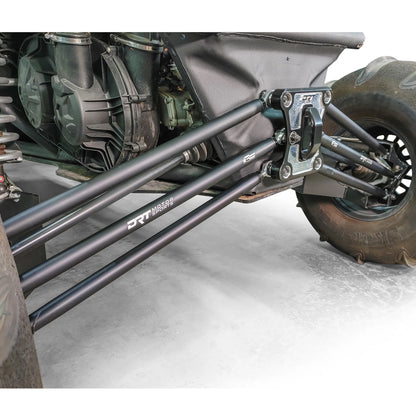 DRT Motorsports Billet Aluminum Barrel Radius Rod Kit Can Am X3 72" Models installed view