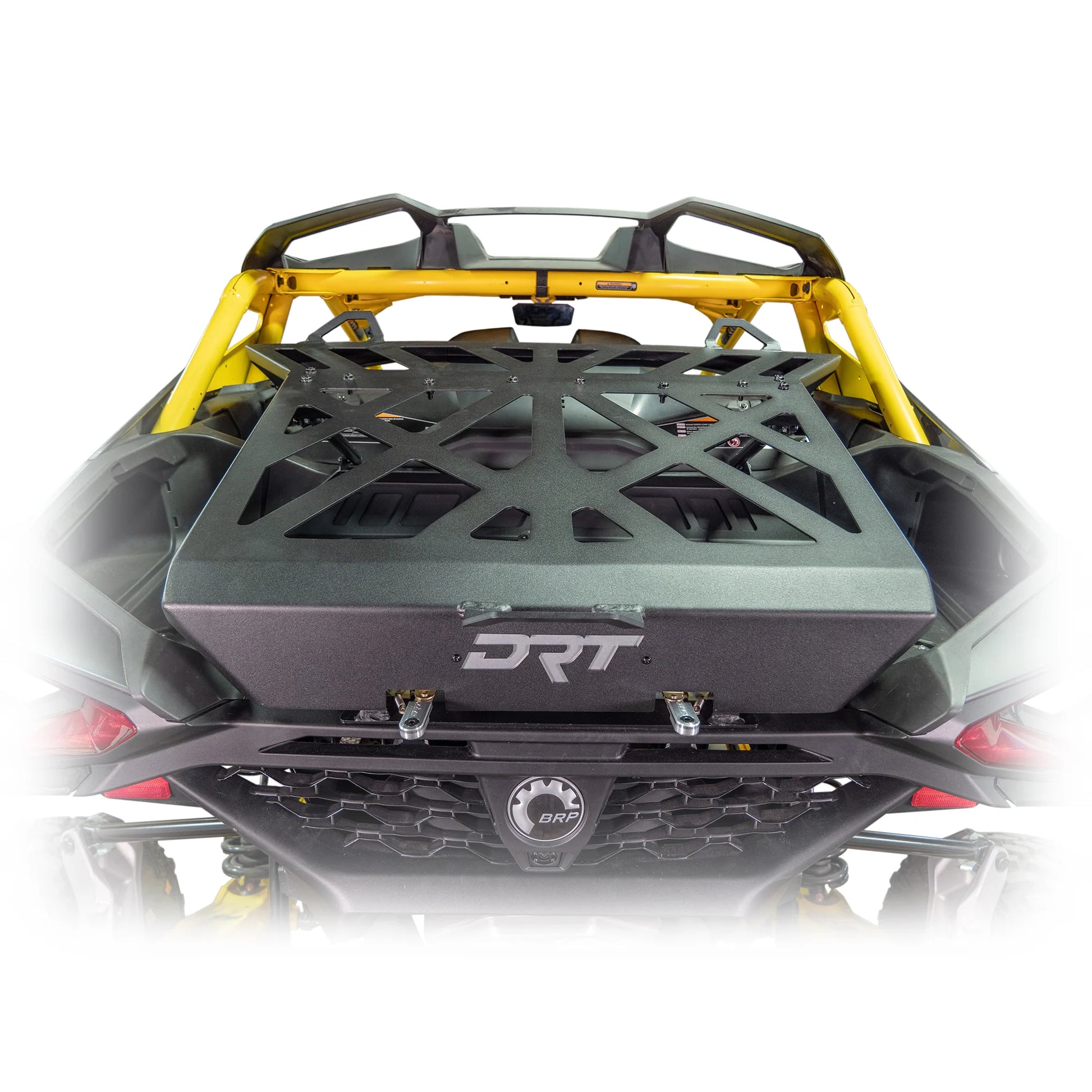 DRT Adventure Rack Spare Tire Cargo Carrier Fits: CAN-AM MAVERICK R 2024+ Top View