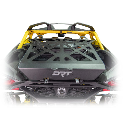 DRT Adventure Rack Spare Tire Cargo Carrier Fits: CAN-AM MAVERICK R 2024+ Top View