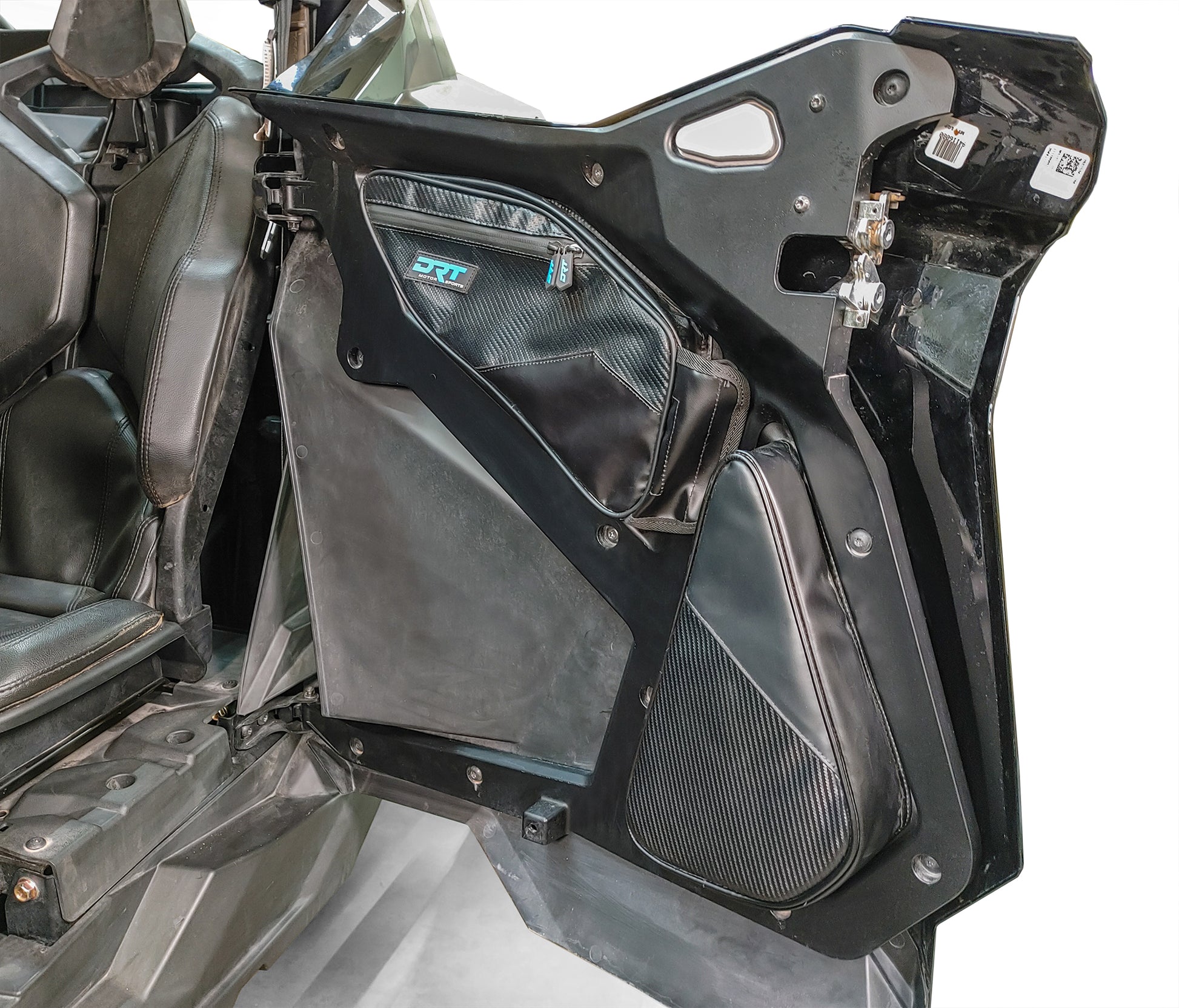 DRT Motorsports RZR Pro XP / Turbo R / Pro R 2020+ Rear Door Bag Set door open