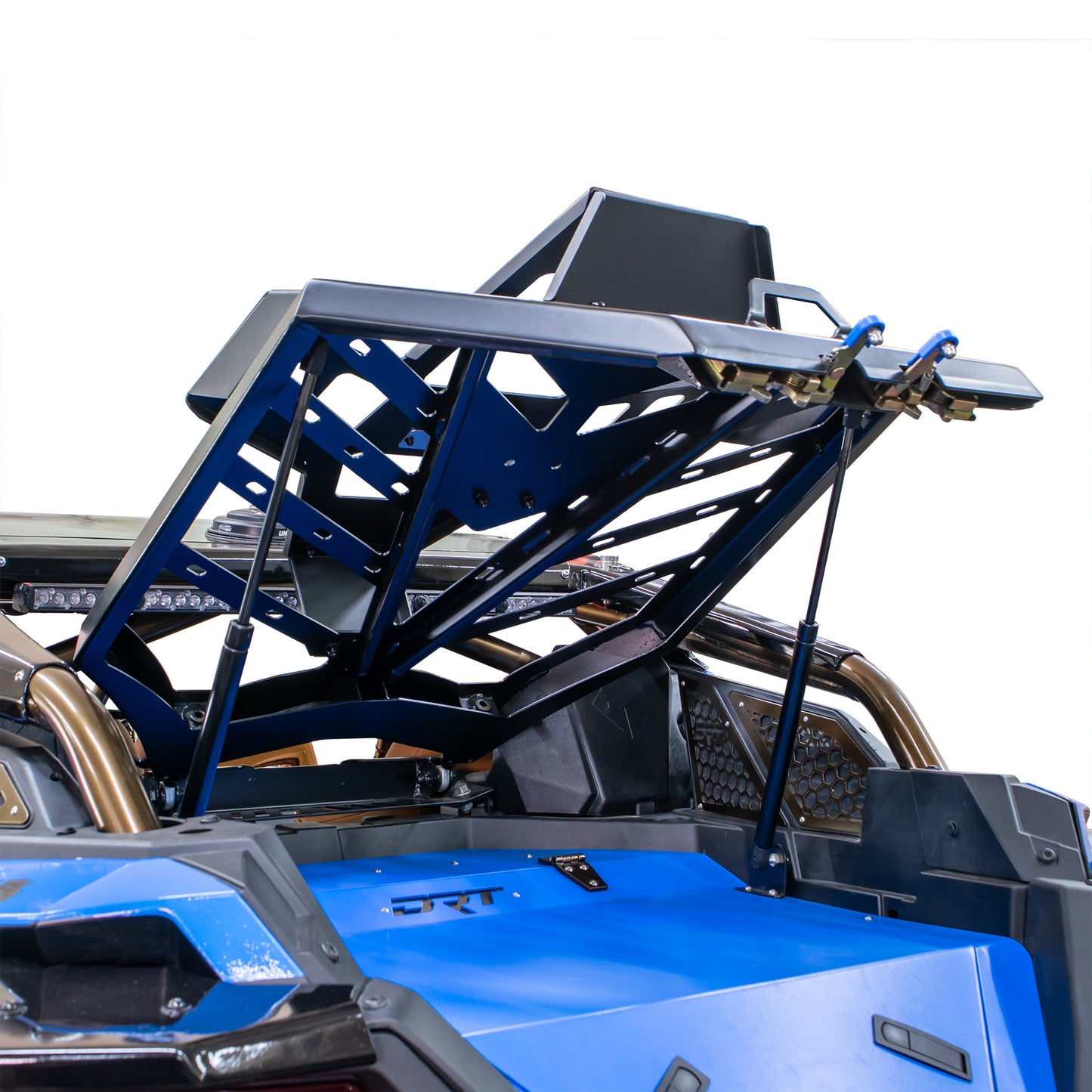 DRT Motorsports RZR Pro R / Turbo R / Pro XP 2022+ Oversize Tire Carrier Mount Accessory opened