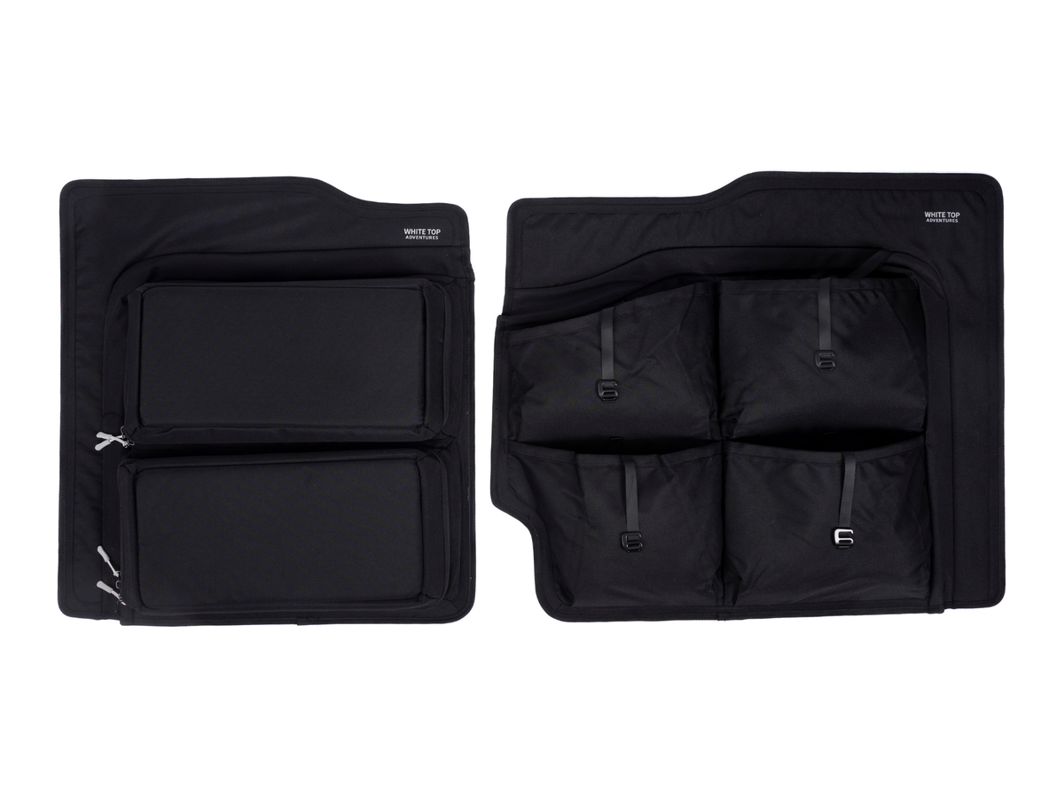White Top Adventures Ford Transit High Roof 2015+ Rear Door Storage Panels Bundle (Upper, Middle & Lower)