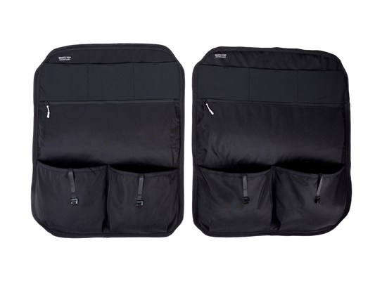 White Top Adventures Ford Transit High Roof 2015+ Middle Rear Door Storage Panels (Pair)