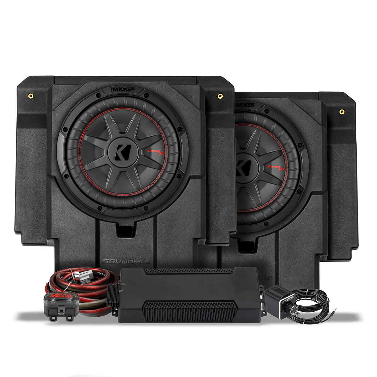 UTV Subwoofer kit on white background