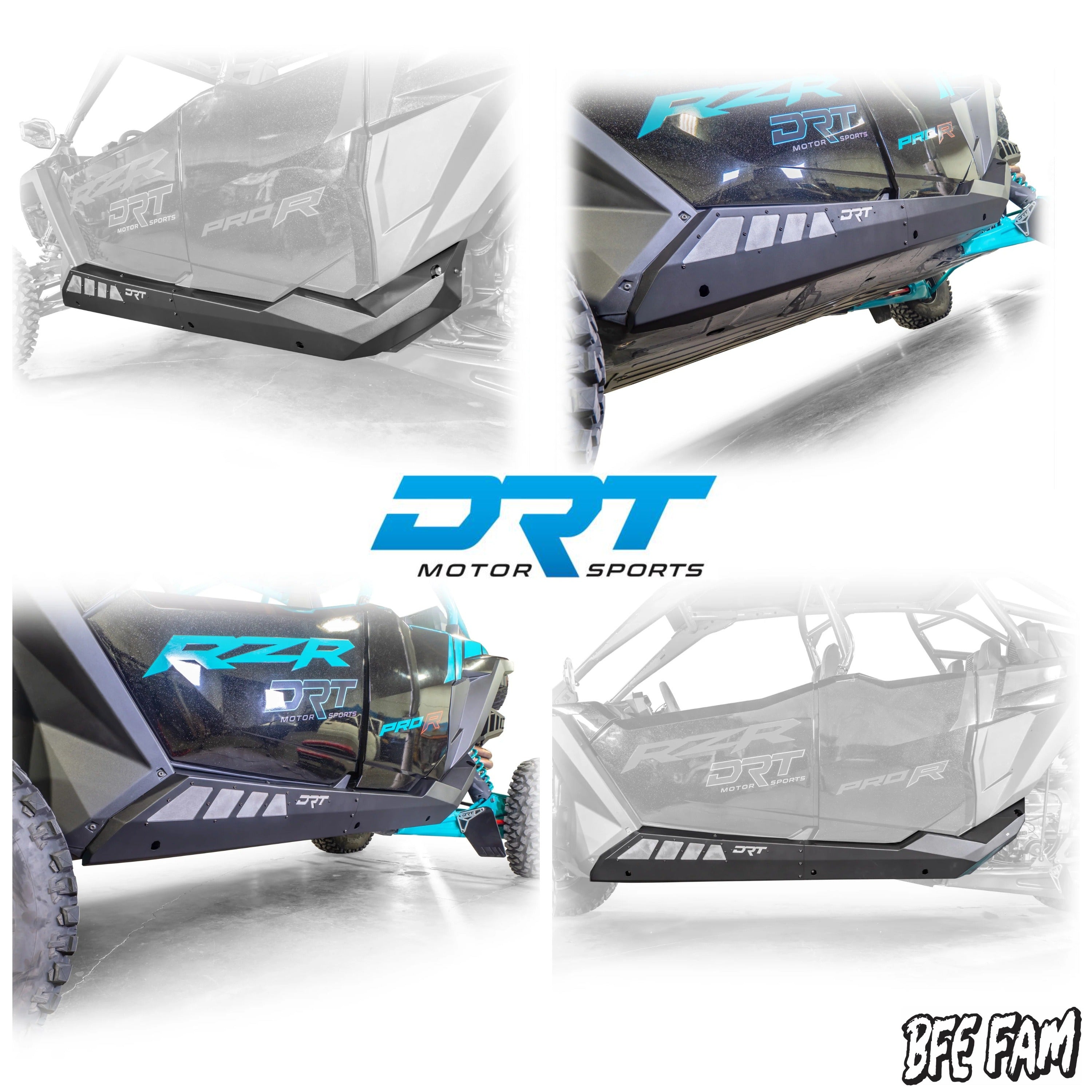 2023 Rzr Pro R Rock Sliders DRT Heavy Duty Rock Sliders Rails Polaris PRO SERIES RZR PRO XP S TURB ...