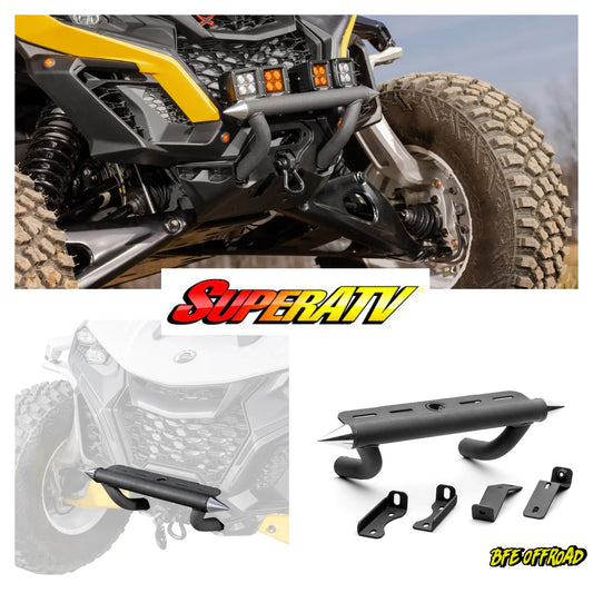 SuperATV Heavy Duty Front Bumper Can-Am Maverick R / Max 2024+