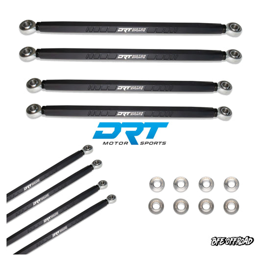 DRT Billet Aluminum Hex Radius Rods Bar Arms POLARIS RZR XP 900 XP4 2011-14 ad photo