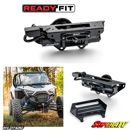 SuperATV POLARIS RZR PRO XP 2020+ Ready-Fit Winch Plug & Play W/ Mount