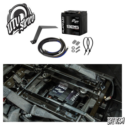 UTV Stereo Dual 2nd Battery Upgrade Kit Polaris RZR PRO XP PRO R TURBO R 4-Seat