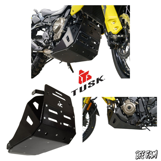 Tusk Quiet Glide Adventure Skid Plate Black SUZUKI V-STROM 800 ADVENTURE 2023-25 Promo