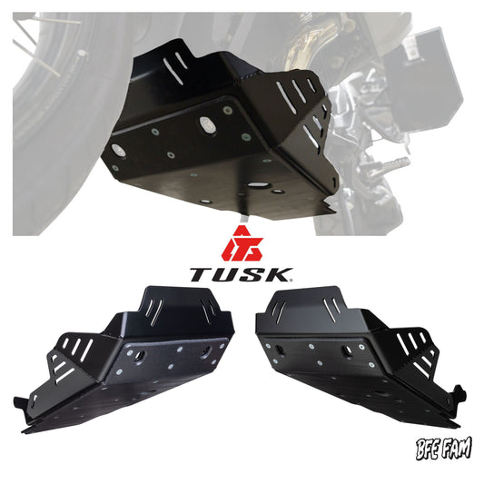Tusk Quiet Glide Adventure Skid Plate Black FITS: BMW R1300GS R1300 GS 2024-2025 PROMO PIC