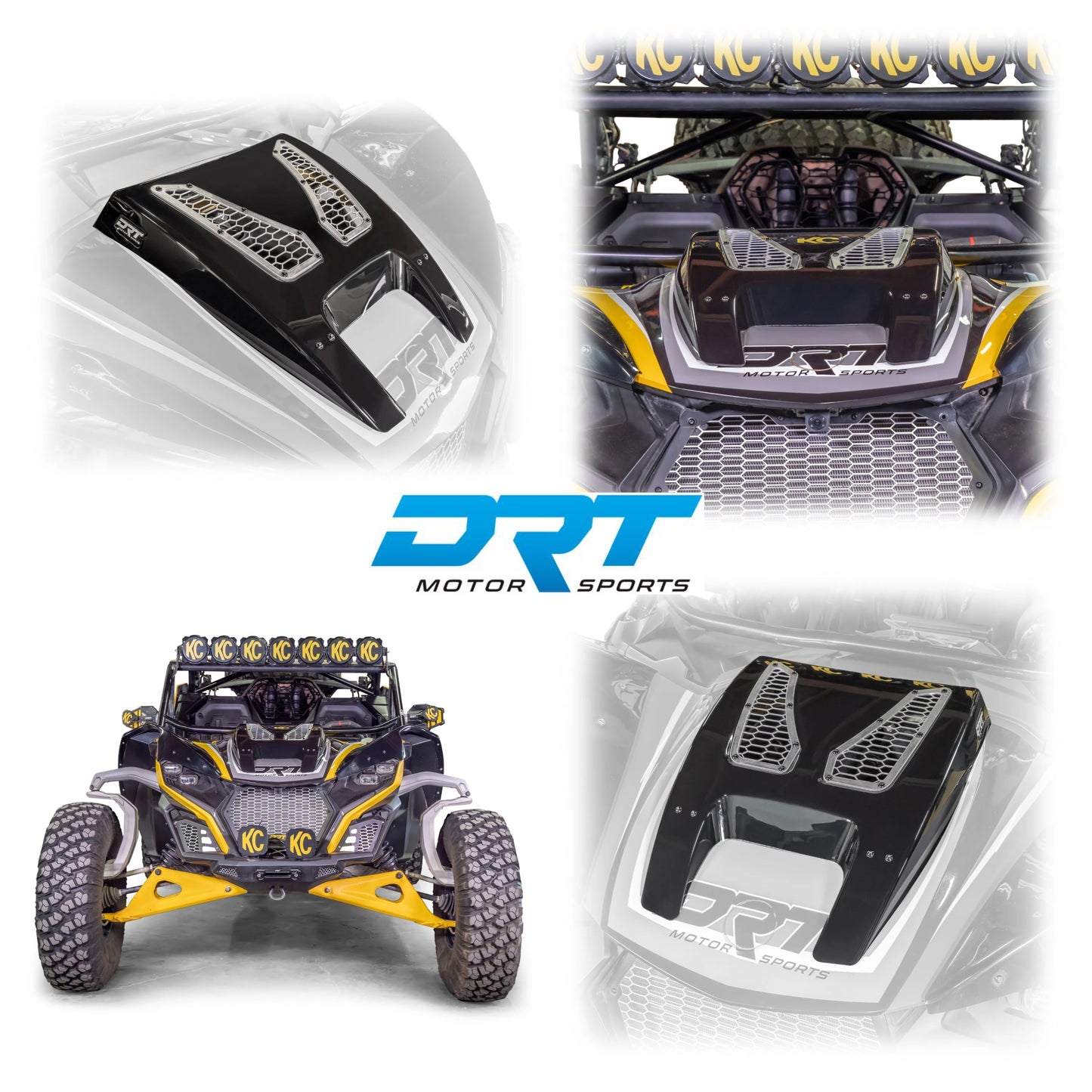 DRT Motorsports Can Am MAVERICK R X XRS 2024+ Vented ABS Hood Scoop