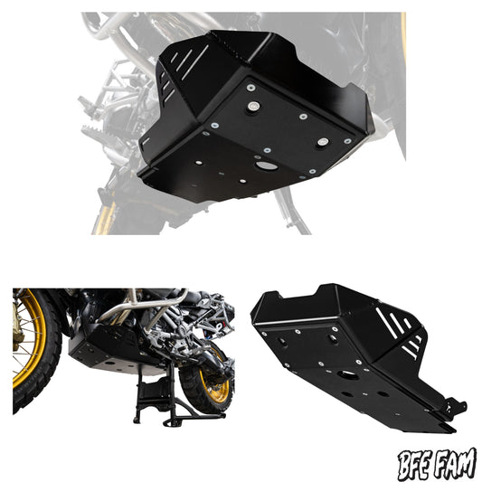 Tusk Quiet Glide Adventure Skid Plate Black FITS: BMW R1250GS ADVENTURE GS 1250