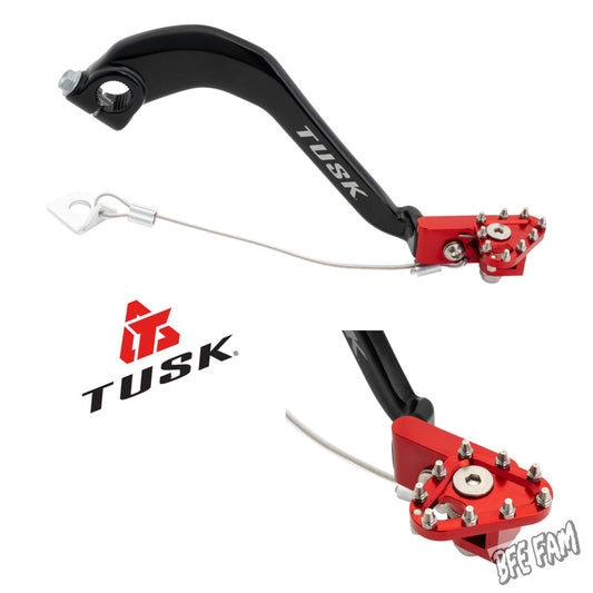 Tusk Folding Rear Brake Lever Pedal Fits: HONDA AFRICA TWIN CRF1000 CRF1100 2016+ Promo Pic