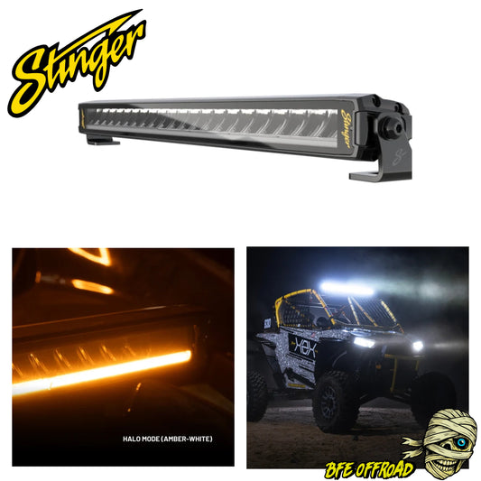 Stinger LED Light Bar with Stinger and BFE Offroad Logos