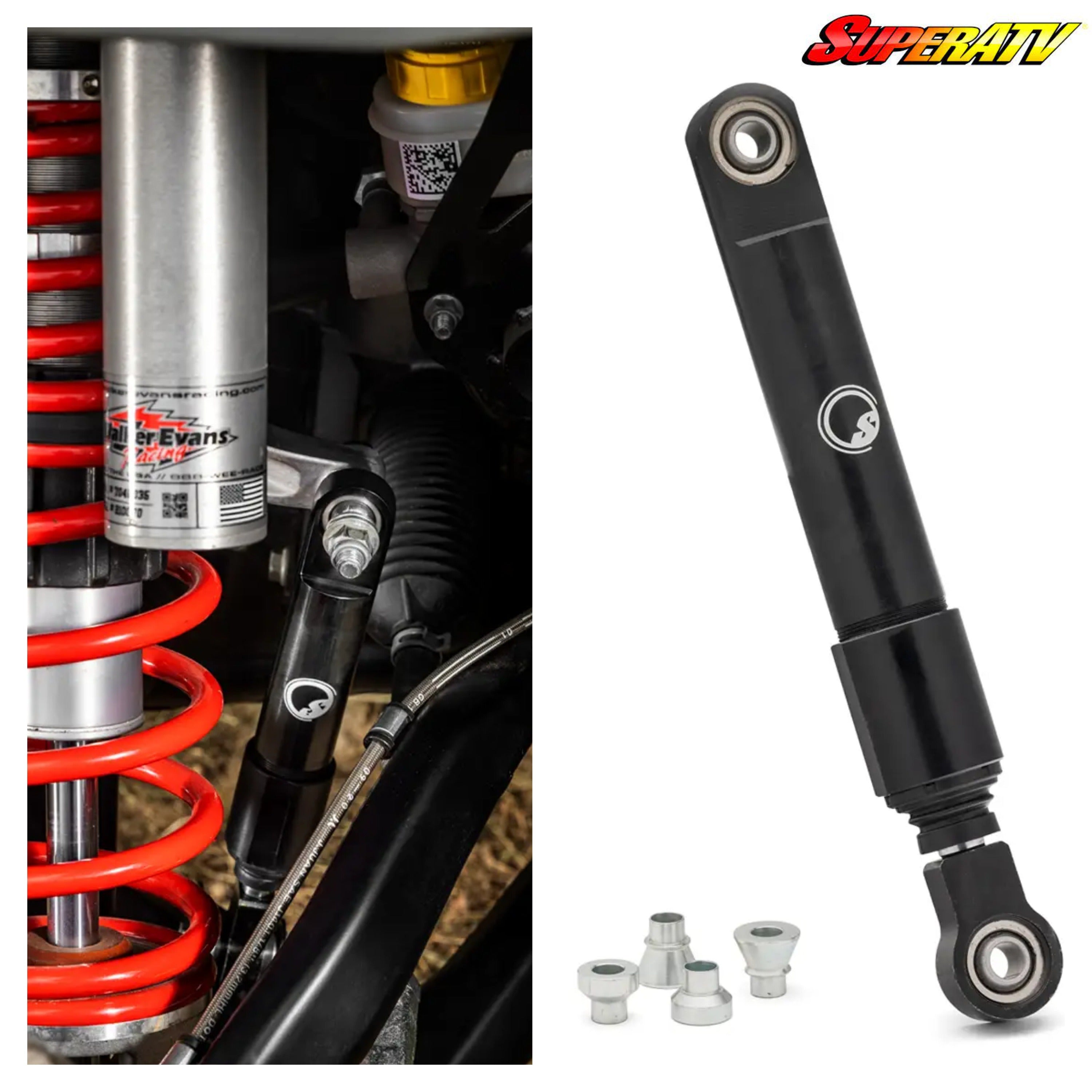 King Shocks Rzr Pro R SuperATV Sway Bar Link Shock (s) Pair FRONT Polaris RZR PRO R / PRO S ...