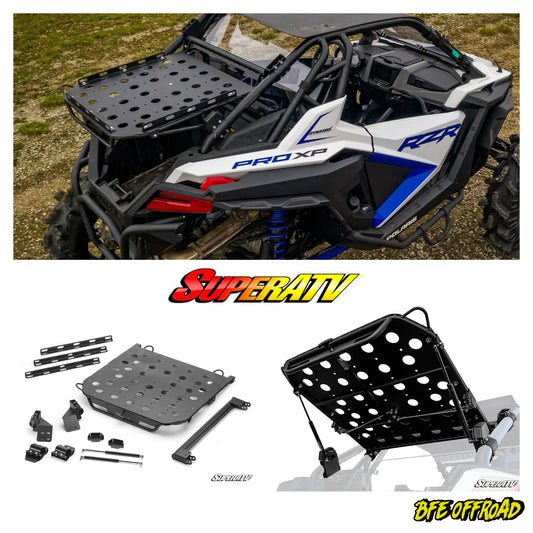 SuperATV Pro XP RZR with additional parts on a white background