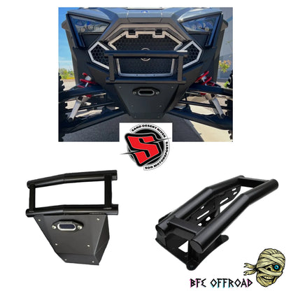 SDR Motorsports Dual Tube Winch Front Bumper Polaris RZR Pro R / Pro S / Turbo R 2022+ MADE IN THE USA