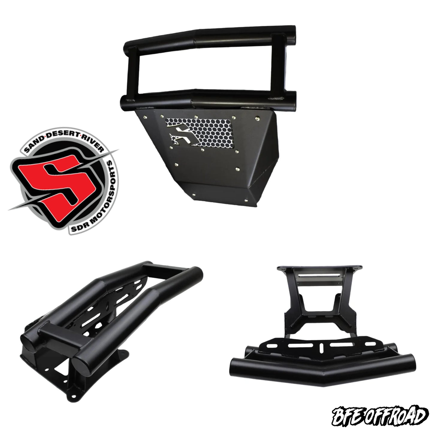 SDR Motorsports Polaris RZR Pro R / Pro S / Turbo R Baja Dual Tube Front Bumper