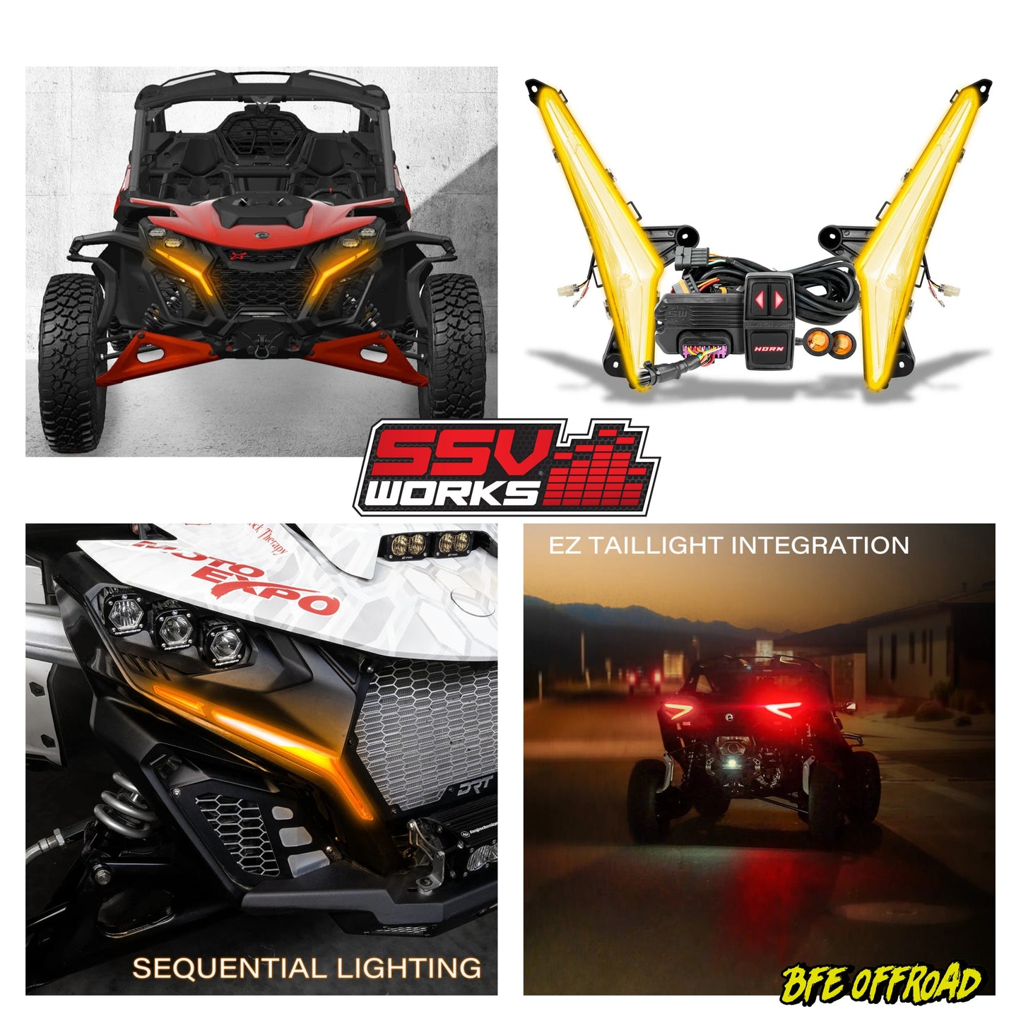 information page with branding