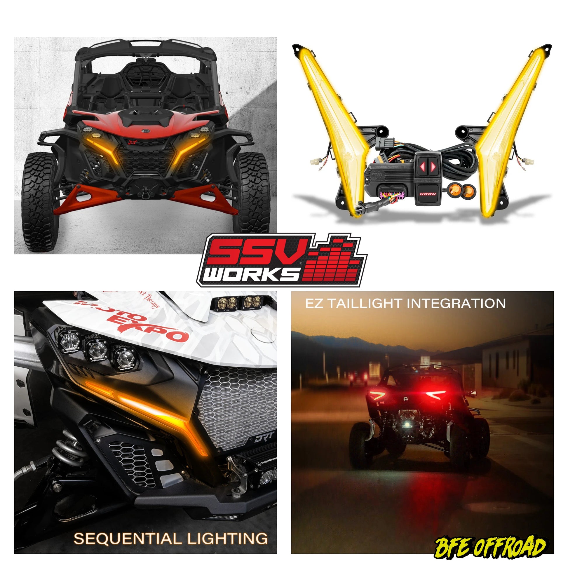 information page with branding