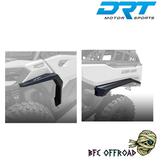 Fender Flares on white background with DRT and BFE logo's