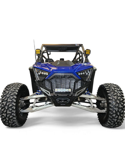 ELEKTRIC OFFROAD VOLT FRONT WINCH BUMPER POLARIS RZR PRO R TURBO R PRO S 2022+ mounted 22-24 front view