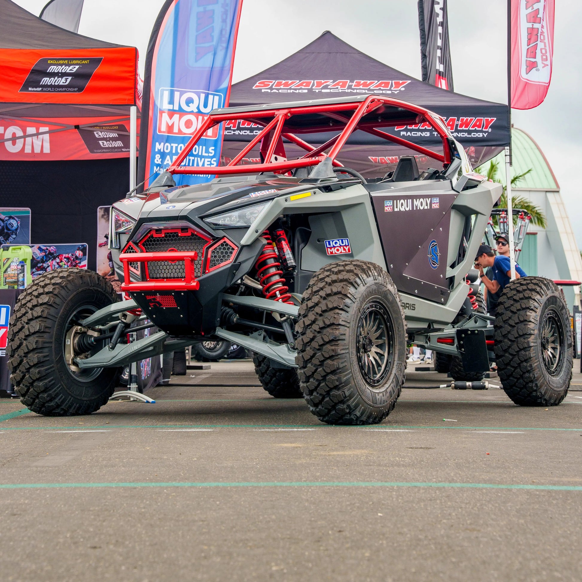 Polaris RZR Pro R/Pro S/Turbo R Baja Double Tube Front Bumper Installed