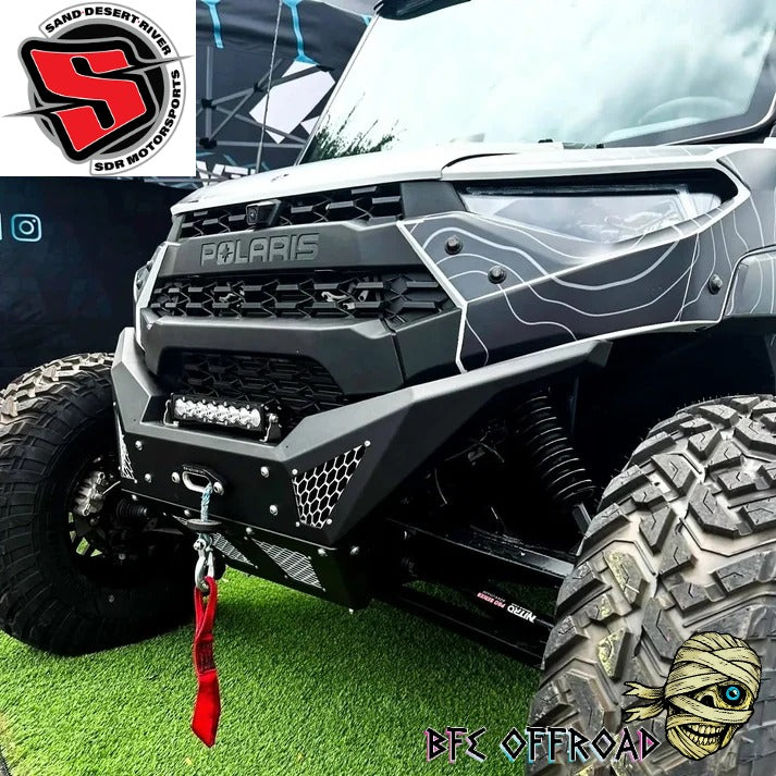 SDR Motorsports X-Plorer Series Front Bumper with Winch Mount Polaris Ranger XP 1000 (2018-2024) MADE IN USA