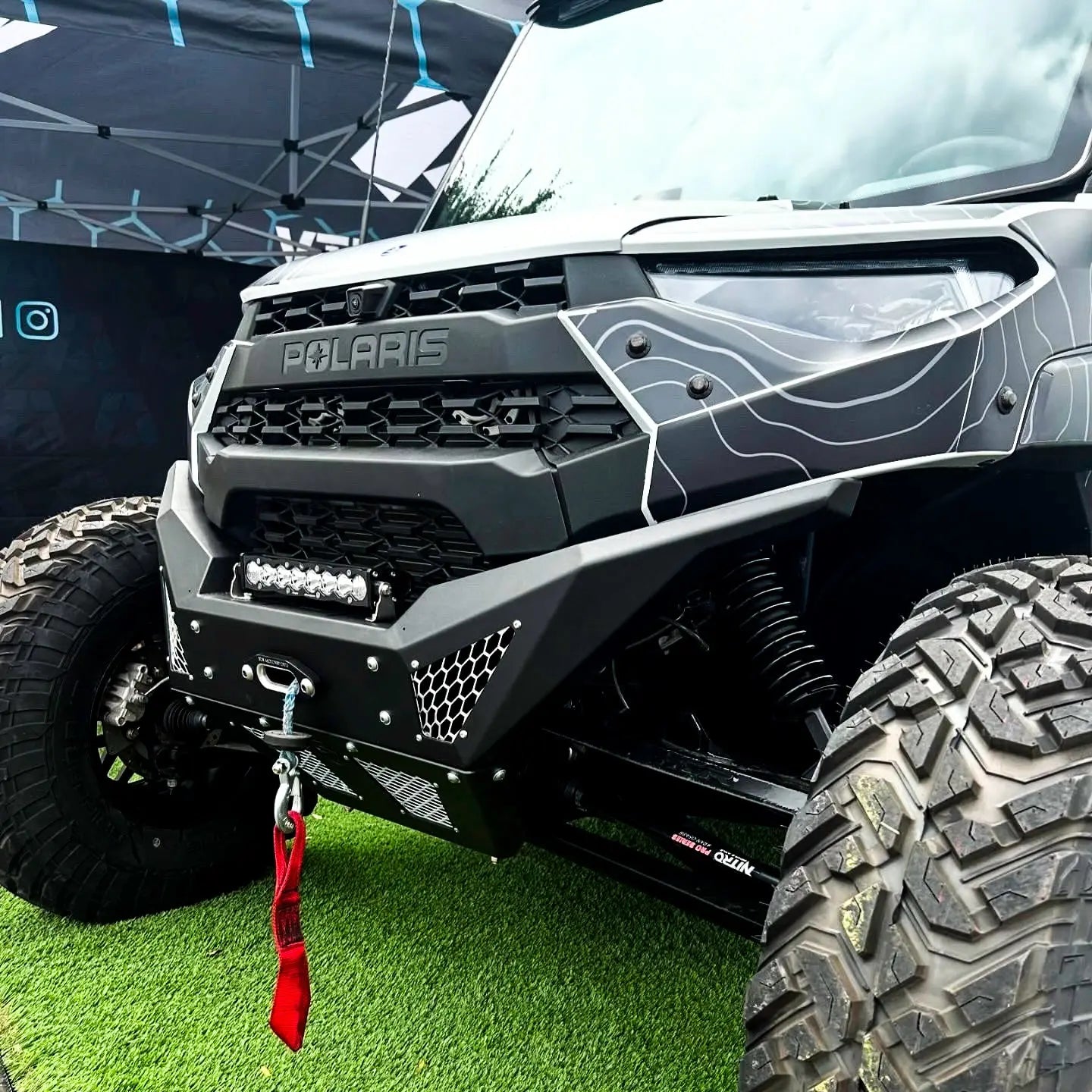 Polaris Ranger XP 1000 (2018-2024) X-Plorer Series Front Bumper with Winch Mount