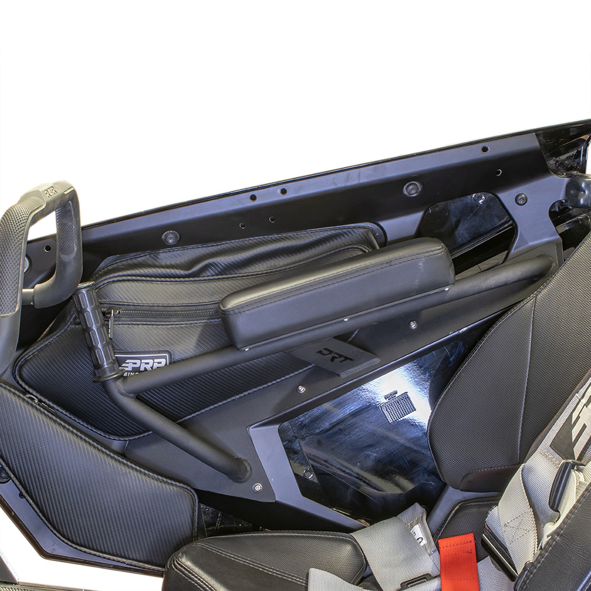 DRT Motorsports RZR Pro XP / Pro R / Turbo R 2020+ Door Arm Rests - Front Pair mounted with door bags