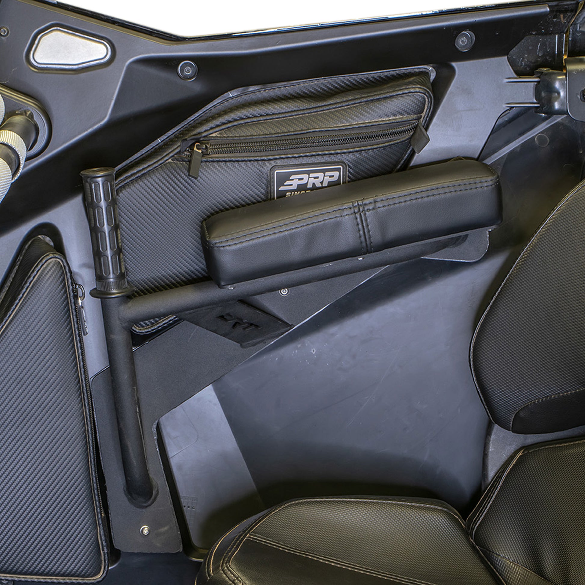 DRT Motorsports RZR Pro XP / Pro R / Turbo R 2020+ Door Arm Rests - Front Pair with door bag installed