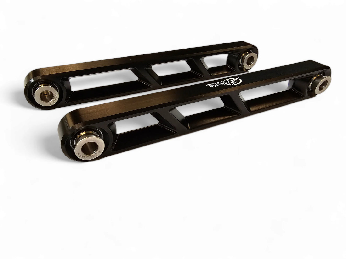 Elektric Offroad Billet Aluminum Sway Bar Links REAR Black Polaris RZR Pro R 2022+ Front View