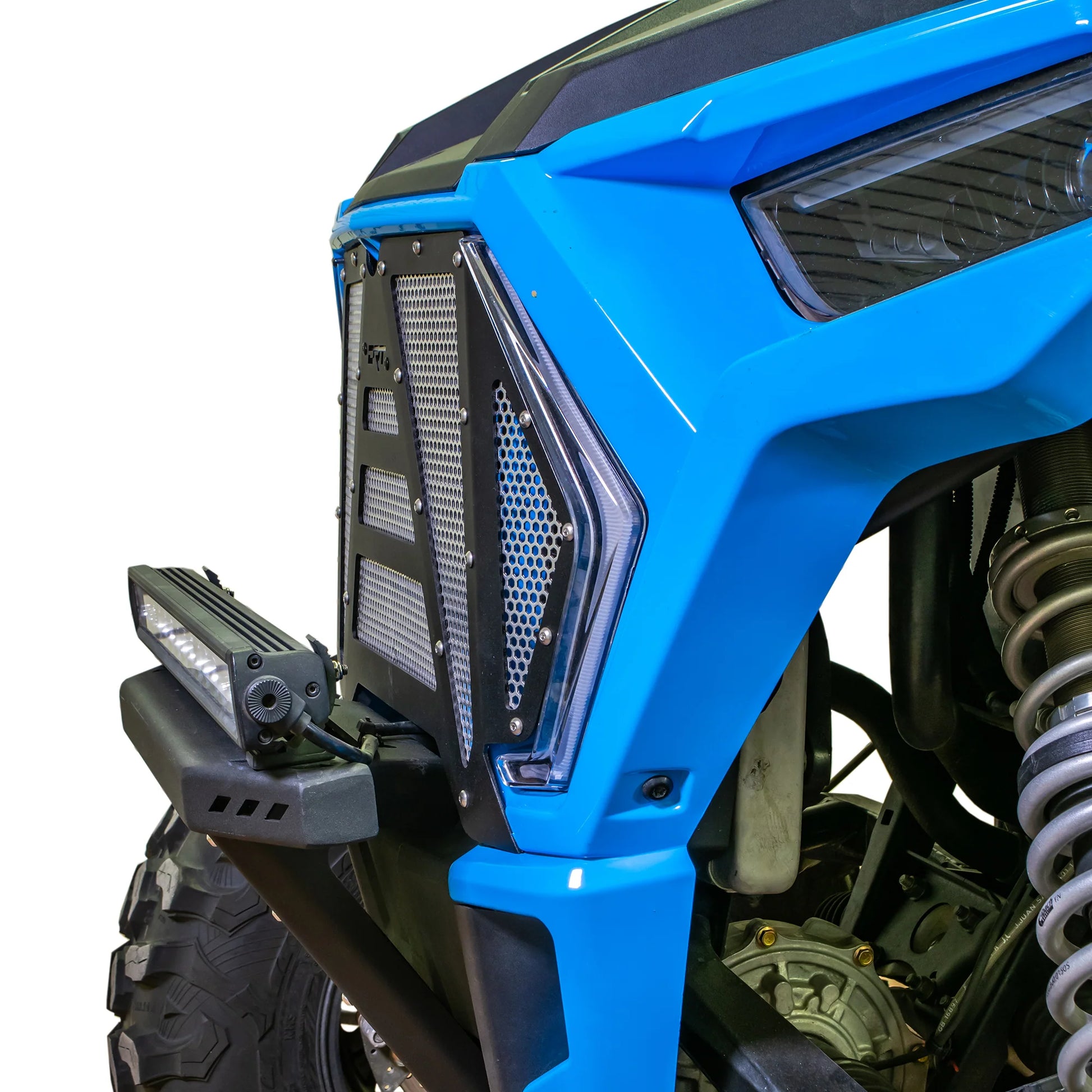 DRT Motorsports RZR XP 1000 / Turbo / Turbo S 2019+ Aluminum Grill Side View