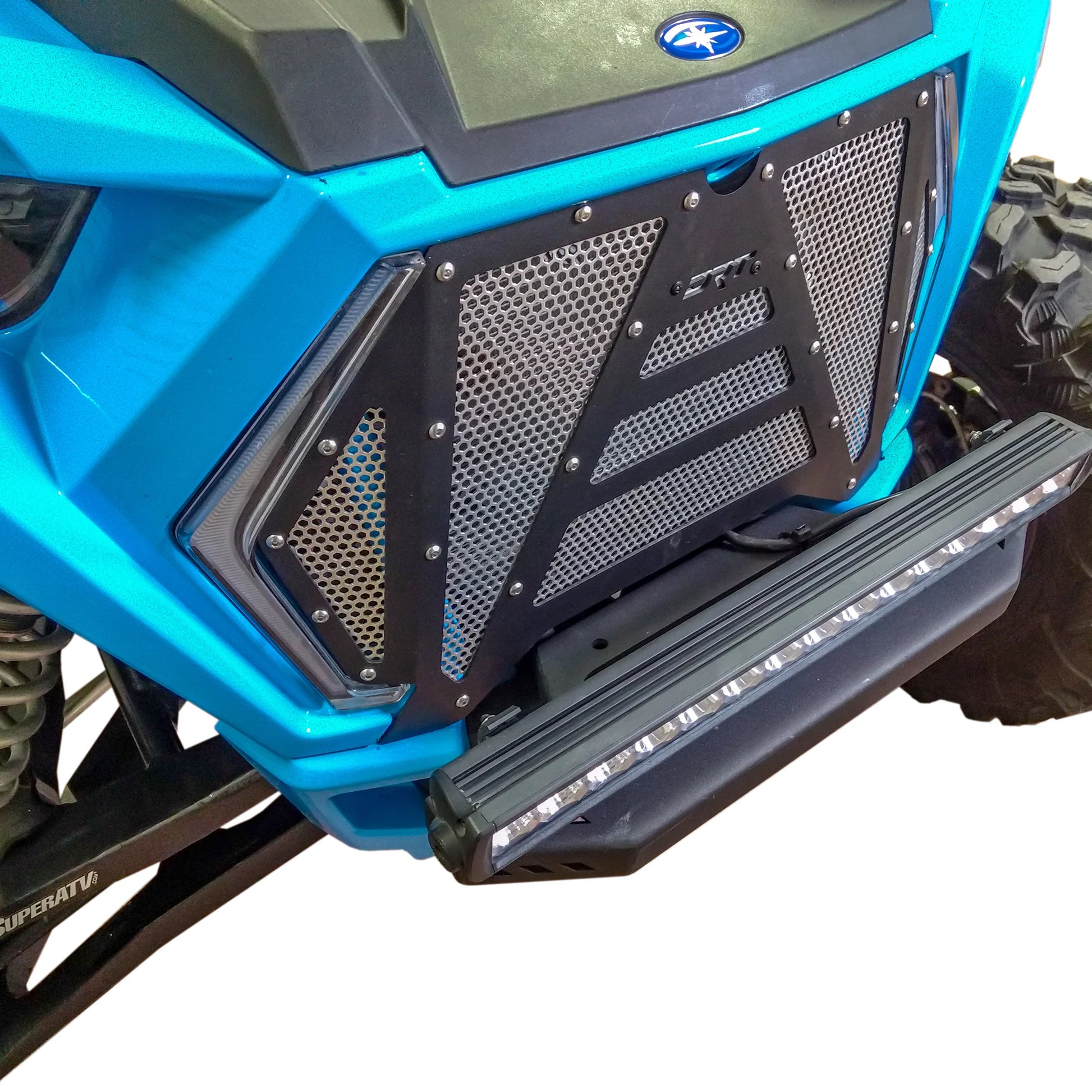 DRT Motorsports RZR XP 1000 / Turbo / Turbo S 2019+ Aluminum Grill Upper View