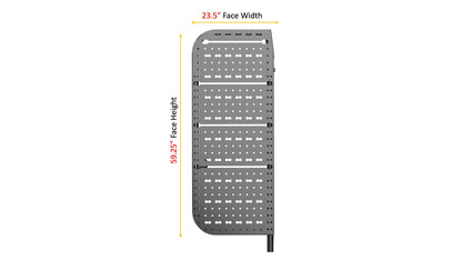 Ford Transit Rear Door Atlas Storage Rack | Passenger Side