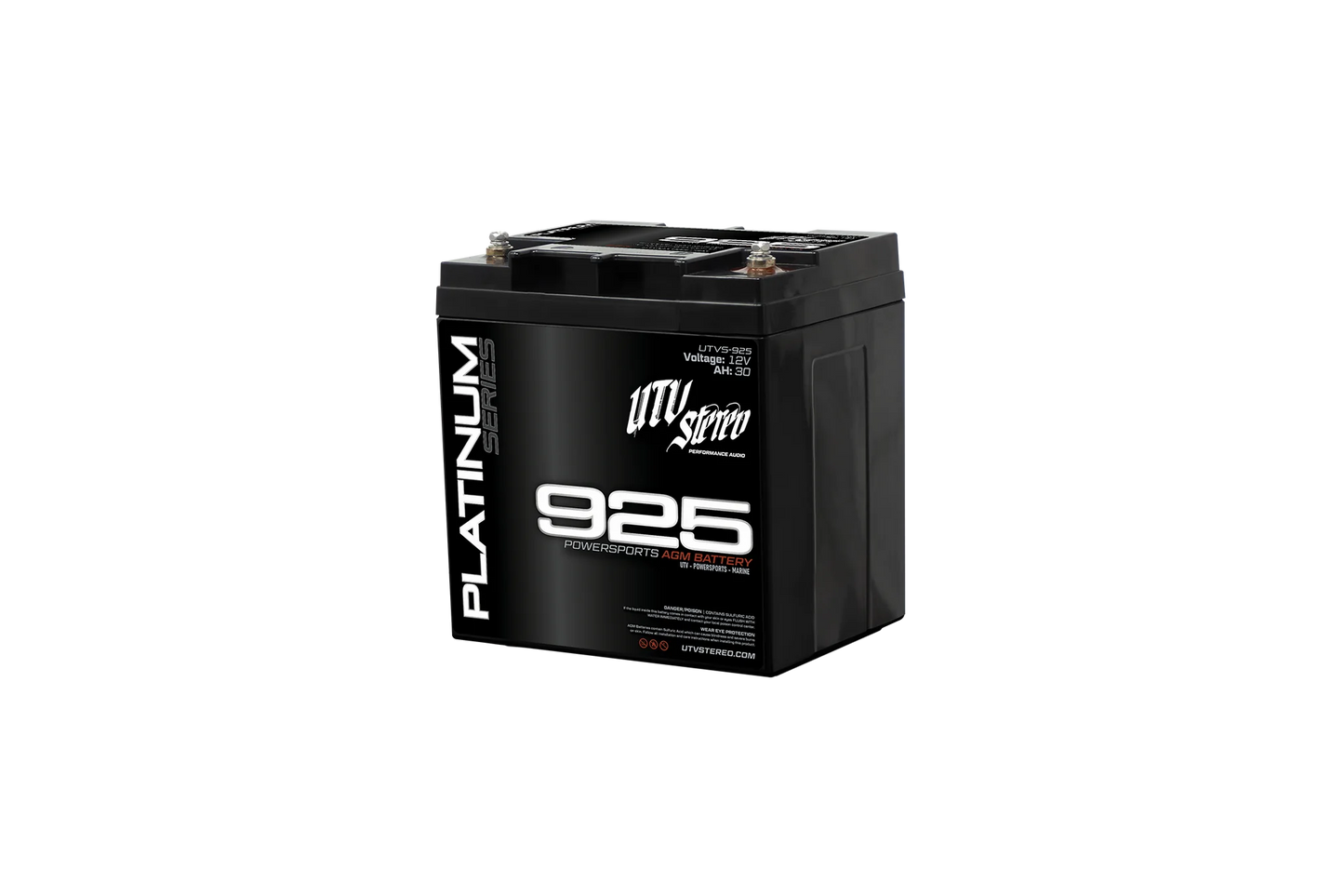 UTV Stereo Platinum Series AGM Battery STX30L-BS Polaris RZR Pro XP Pro R Turbo R Pro S