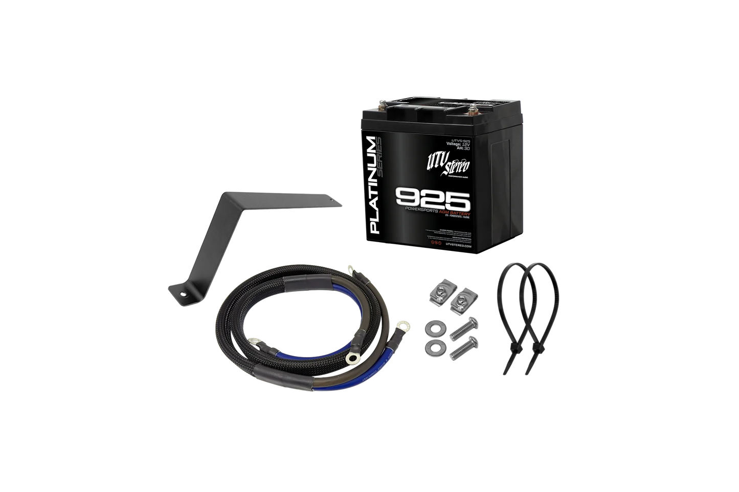 UTV Stereo Dual 2nd Battery Upgrade Kit Polaris RZR PRO XP PRO R TURBO R 4-Seat