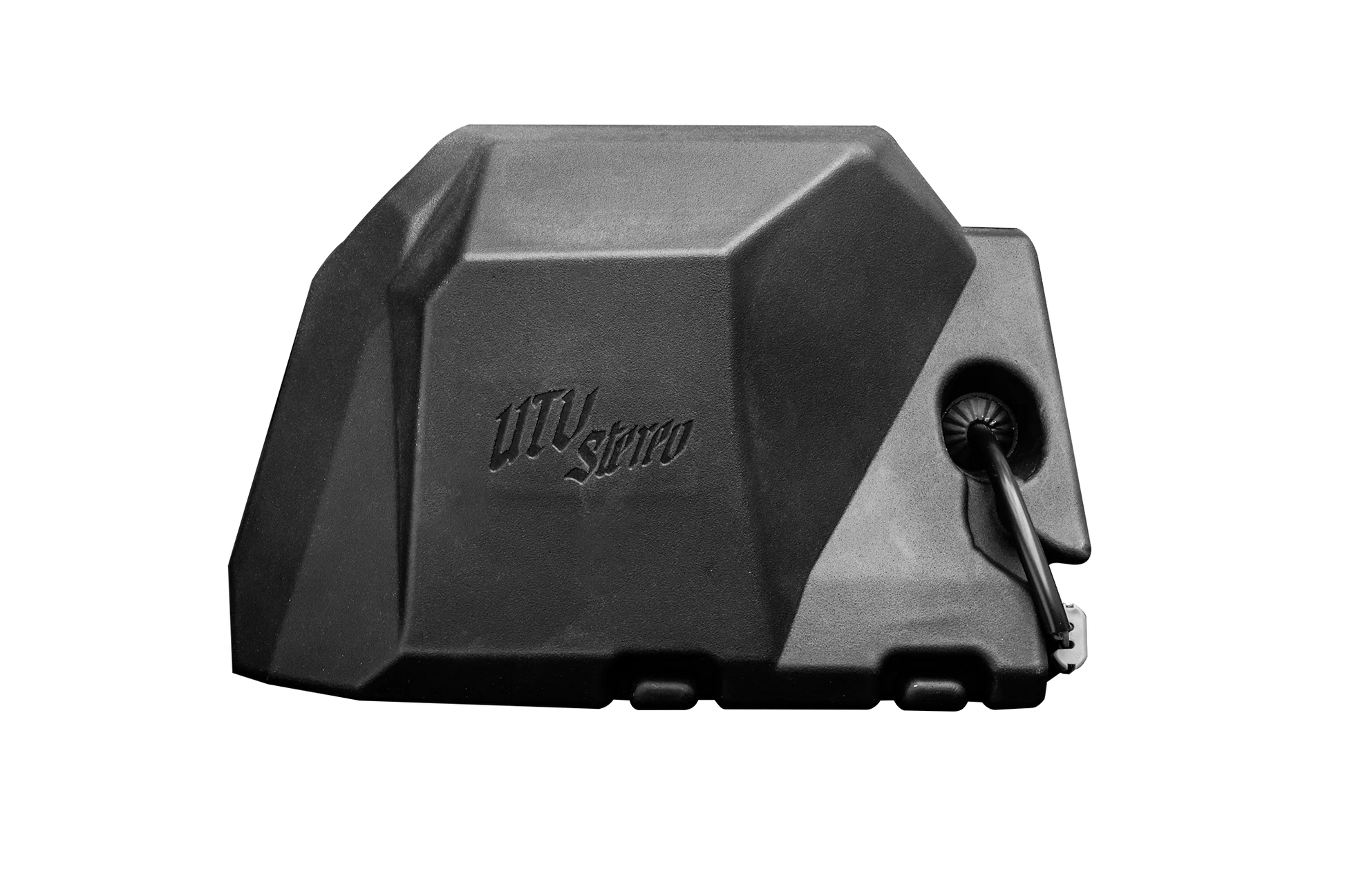 Black UTV step on a white background
