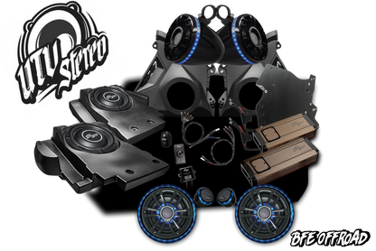 UTV Stereo 2024+ Can-Am Maverick R Stage 7 Elite Stereo Kit Speakers 2200W