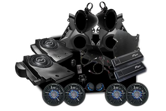 UTV Stereo Can-Am Maverick R Signature Series Stage 7 Stereo Kit 1800W