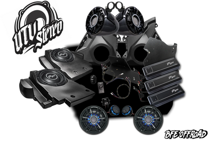 UTV Stereo 2024+ Can-Am Maverick R Stage 8 Signature Stereo Kit Speakers 2600W